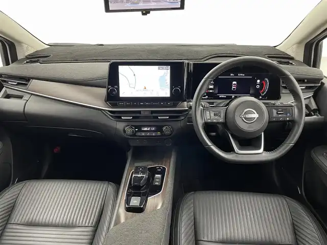 日産 オーラ G レザーエディション 福井県 2021(令3)年 2.7万km ピュアホワイトパール 純正ナビゲーション/【AM/FM/Bluetooth/フルセグTV/HDMI】/アラウンドビューモニター/ビルトインETC2.0/プロパイロット/・衝突軽減ブレーキ/・クルーズコントロール（追従有）/・車線逸脱警報機能/・レーンキープアシスト/インテリジェントルームミラー/BOSEスピーカー/プッシュスタート/スマートキー/スペアキー/オートライト/LEDヘッドライド/取扱説明書/新車時保証書