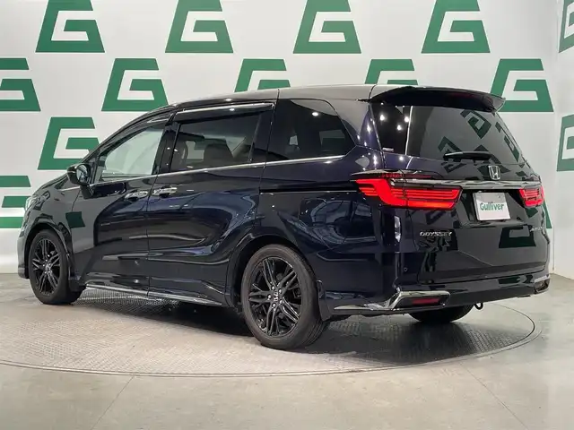 ホンダ オデッセイ アブソルート EX 鹿児島県 2021(令3)年 1.8万km 黒 禁煙車　/純正ナビ　/・フルセグＴＶ　/・Ｂｌｕｅｔｏｏｔｈ　/・DVD/CD　/・ＨＤＭＩ　/純正前後ドラレコ　/両側パワスラ　/ホンダセンシング　　　/前席シートヒーター　/全方位カメラ　/前後コーナーセンサー　/前席パワーシート/オットマン/ブラインドスポットインフォメーション/ドアバイザー/パワーバックドア/ステリモ/純正ビルドインETC2.0