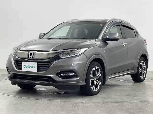 ホンダ ヴェゼル ハイブリッド Z ホンダセンシング 群馬県 2019(令1)年 5.9万km グレー 7インチ純正ナビ/TVフルセグ/バックカメラ/ドラレコ/ETC/シートヒーター/LEDヘッドライト/パドルシフト/ハーフレザーシート