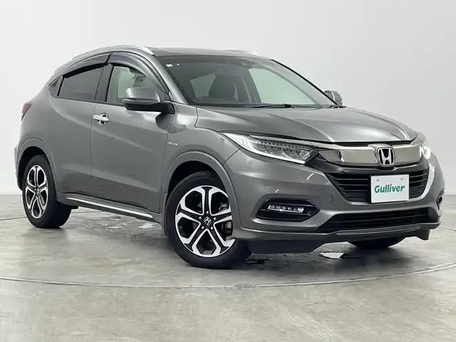 ホンダ ヴェゼル ハイブリッド Z ホンダセンシング 群馬県 2019(令1)年 5.9万km グレー 7インチ純正ナビ/TVフルセグ/バックカメラ/ドラレコ/ETC/シートヒーター/LEDヘッドライト/パドルシフト/ハーフレザーシート