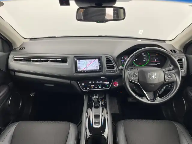 ホンダ ヴェゼル ハイブリッド Z ホンダセンシング 群馬県 2019(令1)年 5.9万km グレー 7インチ純正ナビ/TVフルセグ/バックカメラ/ドラレコ/ETC/シートヒーター/LEDヘッドライト/パドルシフト/ハーフレザーシート