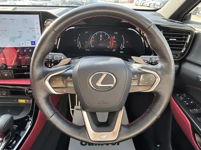 レクサス ＮＸ 350h Fスポーツ 兵庫県 2022(令4)年 2.9万km ホワイトノーヴァガラスフレーク 純正14インチディスプレイオーディオ/フルセグ/BT/全方位カメラ/パノラマルーフ開閉式/ビルトイン2.0ETC/前後ドライブレコーダー/ワンオーナー/シートヒーター、エアシート、レザーシート/ステアリングヒーター/電動リアゲート/100V充電/LSS/ヘッドアップディスプレイ/ブレーキホールド/ワイヤレス充電器/オートハイビーム/シートメモリー/スペアキー/デジタルインナーミラー/3眼LEDヘッドライト