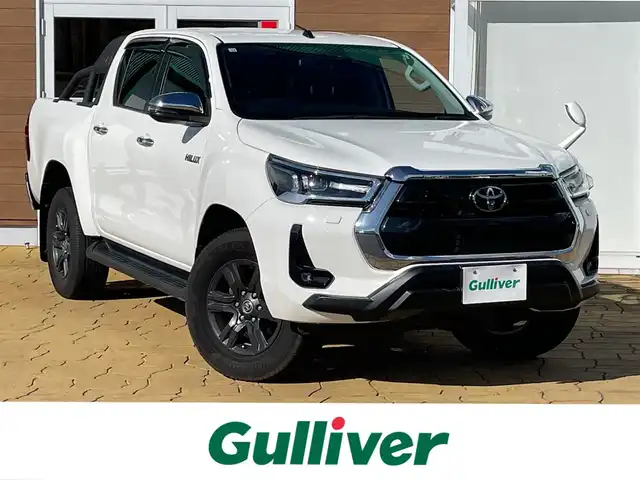 トヨタ ハイラックス Z 宮崎県 2020(令2)年 5.7万km スーパーホワイトⅡ 純正7インチナビ(Bluetooth/フルセグTV/CD/DVD)/ETC/バックカメラ/USB・HDMIポータル/前方ドラレコ/４WD/ディーゼルターボ/プリクラッシュセーフティー/レーダークルーズコントロール/純正17インチアルミホイール/純正フロアマット/ダウンヒルアシスト