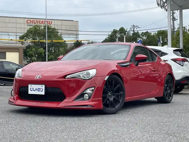 トヨタ ８６ GT リミテッド 愛知県 2012(平24)年 14.5万km ライトニングレッド (株)IDOMが運営する【じしゃロン名古屋鳴海店】の自社ローン専用車両になりますこちらは現金またはオートローンご利用時の価格です。自社ローンご希望の方は別途その旨お申付け下さい/モデリスタエアロ/SDナビ　/TV/バックカメラ　/シートヒーター　/ETC　/スマートキー　/18インチAW