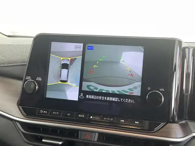 日産 オーラ G レザーエディション 福井県 2022(令4)年 2万km ガーネットレッド/スーパーブラック 2トーン 純正９インチナビ/　（CD/DVD/フルセグTV/Bluetooth/USB）/アラウンドビューモニター/ＢＯＳＥサウンド　/プロパイロット　/エマージェンシーブレーキ/ビルトインＥＴＣ２．０　/三眼ＬＥＤヘッドライト　/デジタルインナーミラー　/ドライブレコーダー　/純正17インチAW