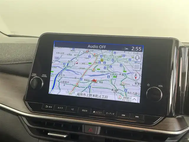 日産 オーラ G レザーエディション 福井県 2022(令4)年 2万km ガーネットレッド/スーパーブラック 2トーン 純正９インチナビ/　（CD/DVD/フルセグTV/Bluetooth/USB）/アラウンドビューモニター/ＢＯＳＥサウンド　/プロパイロット　/エマージェンシーブレーキ/ビルトインＥＴＣ２．０　/三眼ＬＥＤヘッドライト　/デジタルインナーミラー　/ドライブレコーダー　/純正17インチAW