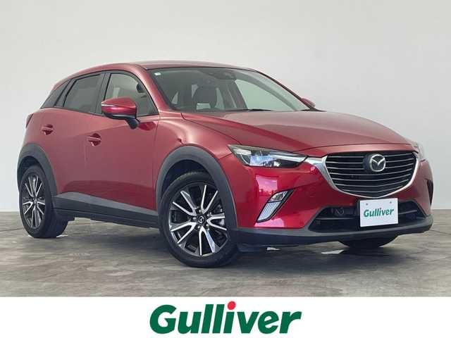マツダ ＣＸ－３ XD ツーリング 群馬県 2016(平28)年 6.6万km ソウルレッドプレミアムメタリック 純正ナビ　バックカメラ　衝突軽減システム　クルーズコントロール　BSM　ETC　パドルシフト　オートライト　純正アルミホイール　LED　ヘッドアップディスプレイ　スマートキー　プッシュスタート　禁煙