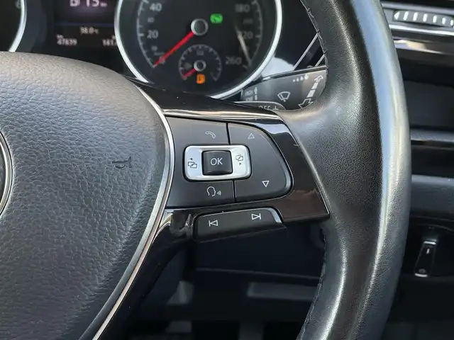 フォルクスワーゲン ゴルフ トゥーラン TSI ハイライン 長野県 2017(平29)年 4.8万km 黒 純正後席モニター /DiscoverProナビ /TV /バックカメラ /CarPlay対応 /アダプティブクルーズ /レーンキープアシスト /LEDヘッドライト　/シートヒーター /ルーフコンソール /パークセンサー /ルーフレール /プッシュスタート /ETC