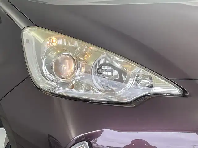トヨタ アクア G 新潟県 2014(平26)年 6.4万km ディープアメジストマイカメタリック 純正メモリナビ【NSZT-W62G】/　フルセグTV/Bluetooth/CD/DVD/バックモニター/ETC/横滑り防止装置/ステアリングスイッチ/禁煙車