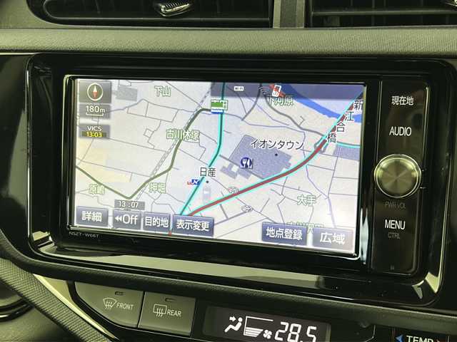 トヨタ アクア S スタイルブラック 宮城県 2016(平28)年 3万km ダークブルーマイカ 禁煙車/Toyota Safety Sense /・プリクラッシュセーフティ/・レーンディパーチャーアラート/・オートマチックハイビーム/純正7型ナビ/・BT.CD.DVD.SD/・フルセグTV/前席シートヒーター/プッシュスタート/スマートキー/横滑り防止/LEDヘッドライト/LEDフォグライト/純正フロアマット/nanoe/電格ミラー