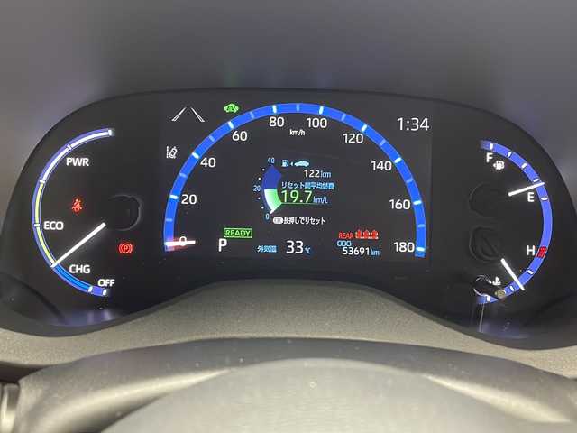 トヨタ ヤリスクロス ハイブリッド Z 沖縄県 2020(令2)年 5.4万km ブラックマイカ 純正ディスプレイオーディオ/　ナビ/BT/USB/フルセグ/ラジオ/バックカメラ/ビルトインETC/トヨタセーフティセンス/ブラインドスポットモニター/オートマチックハイビーム/LEDヘッドライト/オートライト/ハーフレザー/パワーシート/前席シートヒーター/社外17インチAW/純正フロアマット/プッシュスタート/スマートキー