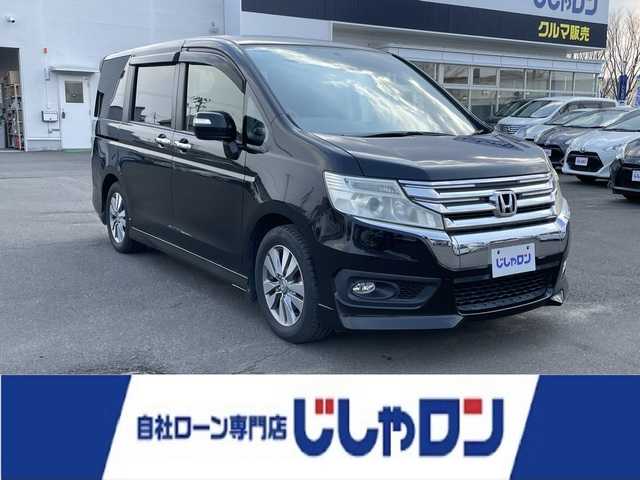 ホンダ ステップワゴン 宮城県 2014(平26)年 8.8万km プレミアムスパークルブラックパール (株)IDOMが運営する【じしゃロン仙台店】の自社ローン専用車両になりますこちらは現金またはオートローンご利用時の価格です。自社ローンご希望の方は別途その旨お申付け下さい/gathersナビ/フルセグTV/バックカメラ/Bluetooth/クルコン/左パワスラ/ビルトインETC/ドラレコ