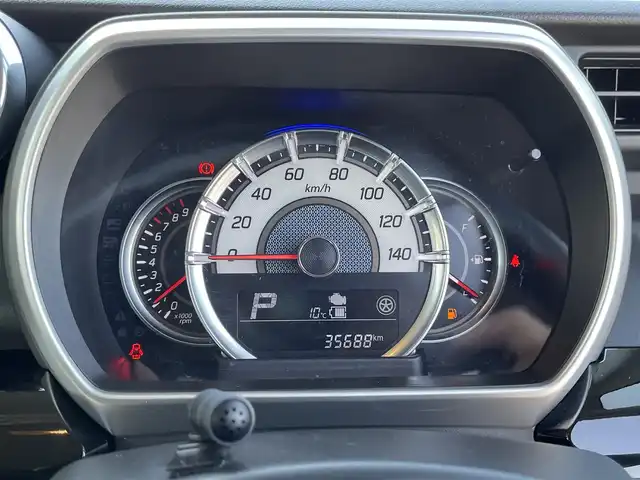 スズキ スペーシア カスタム HYBRID GS 岡山県 2019(令1)年 3.6万km ブルーイッシュブラックパール3 プッシュスタート/片側パワースライド/純正フロアマット/KENWOOD　オーディオ（Bluetooth）/アイドリングストップ/LEDライト/横滑り防止/電動格納ミラー