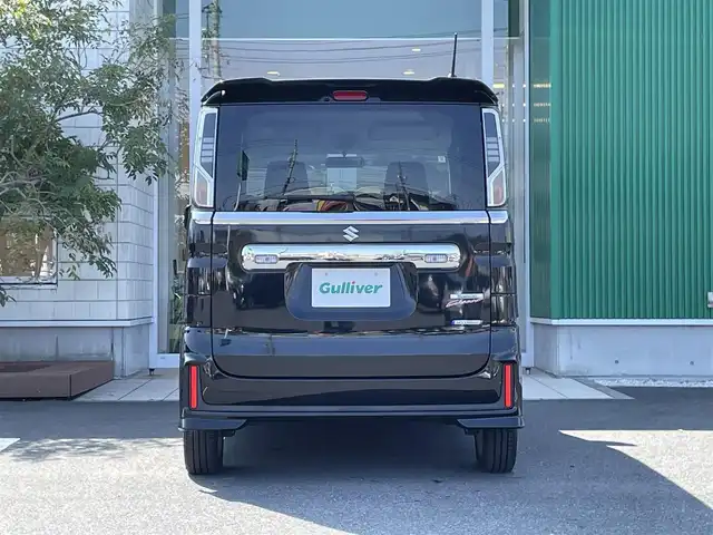 スズキ スペーシア カスタム HYBRID GS 岡山県 2019(令1)年 3.6万km ブルーイッシュブラックパール3 オーディオ（Bluetooth）/プッシュスタート/マイルドハイブリッド/両側スライドドア/片側パワースライド/純正フロアマット/スリムサーキュレーター/アイドリングストップ/LEDライト/電動格納ミラー