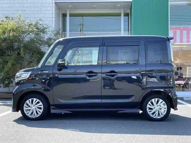 スズキ スペーシア カスタム HYBRID GS 岡山県 2019(令1)年 3.6万km ブルーイッシュブラックパール3 オーディオ（Bluetooth）/プッシュスタート/マイルドハイブリッド/両側スライドドア/片側パワースライド/純正フロアマット/スリムサーキュレーター/アイドリングストップ/LEDライト/電動格納ミラー