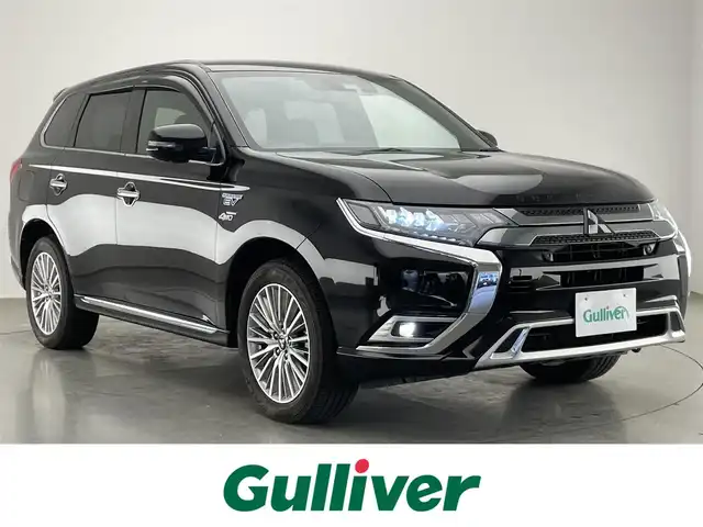 三菱 アウトランダー ＰＨＥＶ G プレミアムパッケージ 愛知県 2020(令2)年 4.4万km ルビーブラックP アルパイン１１型ナビ　ＨＤＭＩ　全方位カメラ　黒革　シートヒーター　ステアリングヒーター　電動リアゲート　衝突軽減　追従クルコン　コーナーセンサー　前後ドラレコ　ＢＳＭ　ＥＴＣ　ＬＥＤライト　パドルシフト　禁煙車