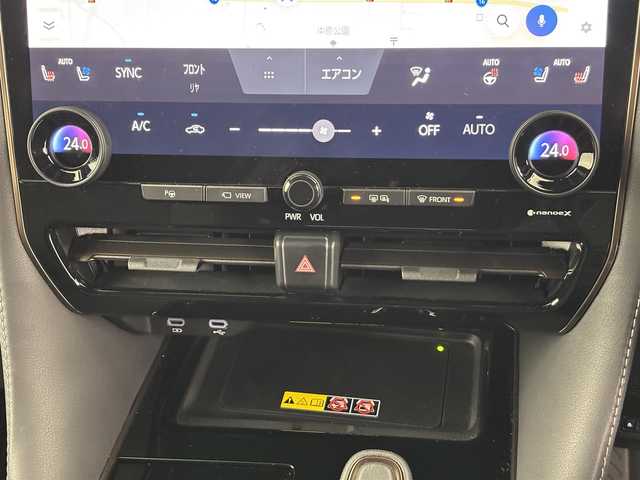 トヨタ アルファードハイブリット Z 埼玉県 2024(令6)年 0.4万km プラチナホワイトパールマイカ メーカーディスプレイオーディオ＋ナビ（TV/BT)/アラウンドビューカメラ/HDU/BSM/FCTA/LCA/トヨタチームメイト緊急時操舵支援システム/フル液晶メーター/置くだけ充電/HDMI端子/両側パワースライドドア/パワーバックドア/追従型クルーズコントロール/純正18インチアルミホイール/純正フロアマット/レーンキープアシスト/衝突軽減システム/クリアランスソナー前後/パワーシート/エアーシート/電動オットマン/2.0ETC