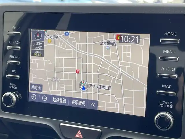 トヨタ ヤリス ハイブリッド X 群馬県 2020(令2)年 5.2万km スーパーホワイトⅡ 7型ディスプレイオーディオ/FM・AM・BT・Miracast/バックカメラ/ビルトインETC/横滑り防止装置/レーンキープアシスト/衝突軽減ブレーキ/アイドリングストップ/スペアキー