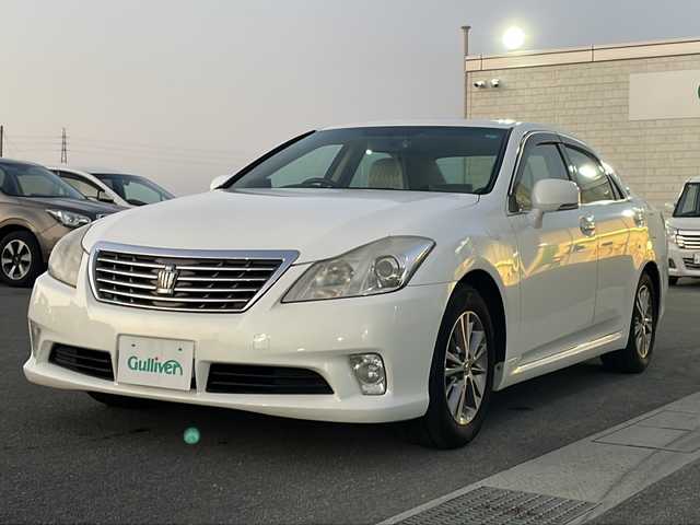 トヨタ クラウン ロイヤル ロイヤルサルーン 香川県 2010(平22)年 6.6万km ホワイトパールクリスタルシャイン 純正HDDナビ（フルセグTV/CD/DVD再生）/バックカメラ/サンルーフ/前方ドライブレコーダー/パワーシート/ビルトインETC/LEDヘッドライト/スペアキー