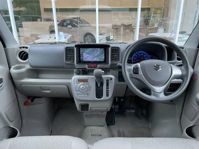 スズキ エブリィ ワゴン PZターボ スペシャル ハイルーフ 愛媛県 2015(平27)年 6.6万km パールホワイト アルパインナビ（700D）/フルセグTV・Bluetooth・DVD/バックカメラ/ETC/衝突軽減ブレーキ/両側パワースライドドア/電動オートステップ/スマートキー・プッシュスタート/オートライト/LEDヘッドライト/オートエアコン/禁煙車