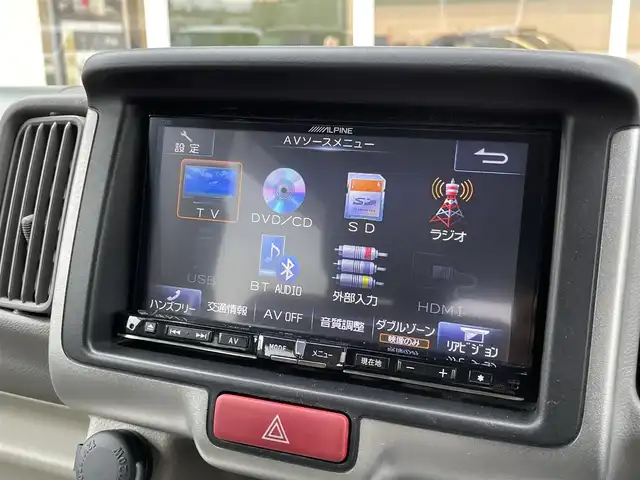 スズキ エブリィ ワゴン PZターボ スペシャル ハイルーフ 愛媛県 2015(平27)年 6.6万km パールホワイト アルパインナビ（700D）/フルセグTV・Bluetooth・DVD/バックカメラ/ETC/衝突軽減ブレーキ/両側パワースライドドア/電動オートステップ/スマートキー・プッシュスタート/オートライト/LEDヘッドライト/オートエアコン/禁煙車