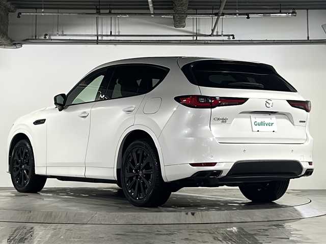 マツダ ＣＸ－６０ XD HV プレミアムスポーツ 広島県 2022(令4)年 3.7万km ロジウムホワイトプレミアムメタリック 禁煙/パノラマサンルーフ/スマートブレーキサポート/マツダコネクトナビ/Apple CarPlay/Android Auto/フルセグTV/Bluetooth/USB/360度ビューモニター/レザーシート/シートヒーター/シートベンチレーション/パワーシート/メモリーシート/パワーバックドア/レーダークルーズコントロール/LEDオートライト/ステアリングスイッチ/ステアリングヒーター/ビルトインETC/フロアマット/スマートキー/スペアキー/BOSEサウンド