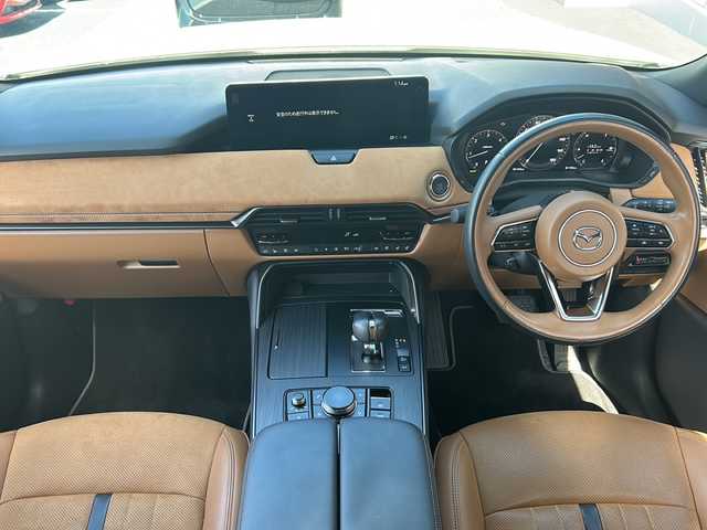 マツダ ＣＸ－６０ XD HV プレミアムスポーツ 広島県 2022(令4)年 3.7万km ロジウムホワイトプレミアムメタリック 禁煙/パノラマサンルーフ/スマートブレーキサポート/マツダコネクトナビ/Apple CarPlay/Android Auto/フルセグTV/Bluetooth/USB/360度ビューモニター/レザーシート/シートヒーター/シートベンチレーション/パワーシート/メモリーシート/パワーバックドア/レーダークルーズコントロール/LEDオートライト/ステアリングスイッチ/ステアリングヒーター/ビルトインETC/フロアマット/スマートキー/スペアキー/BOSEサウンド