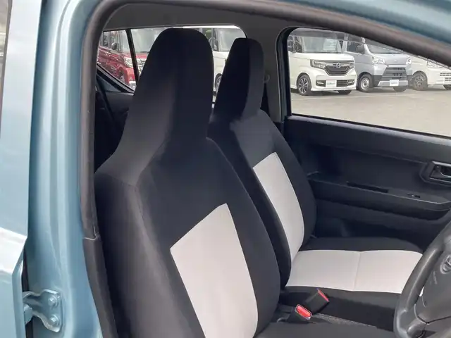 ダイハツ ミラ イース L SAⅢ 愛媛県 2018(平30)年 2万km スカイブルーメタリック 社外ナビ（AVN-R7W)/・CD/DVD/フルセグTV/MSV/バックカメラ/スマートアシスト3/・衝突警報機能/・衝突軽減ブレーキ/・車線逸脱警報機能/・誤発進抑制機能（前後）/・先行車発信お知らせ/・オートハイビーム/リモコンキー/・スペアキー2本/アイドリングストップ/フロアマット