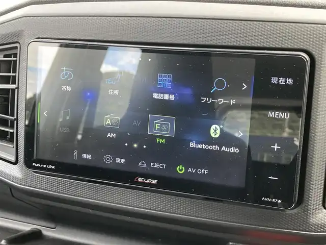 ダイハツ ミラ イース L SAⅢ 愛媛県 2018(平30)年 2万km スカイブルーメタリック 社外ナビ（AVN-R7W)/・CD/DVD/フルセグTV/MSV/バックカメラ/スマートアシスト3/・衝突警報機能/・衝突軽減ブレーキ/・車線逸脱警報機能/・誤発進抑制機能（前後）/・先行車発信お知らせ/・オートハイビーム/リモコンキー/・スペアキー2本/アイドリングストップ/フロアマット