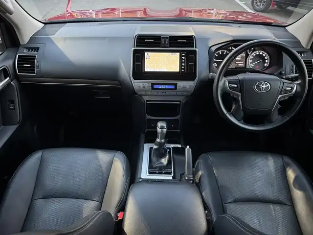 トヨタ ランドクルーザー プラド TX Lパッケージ 愛媛県 2019(令1)年 6.7万km レッドマイカメタリック トヨタセーフティセンス/プッシュスタート/純正ナビ/バックカメラ/ETC/クルーズコントロール/ドライブレコーダー/シートヒーター/パワーシート/コーナーセンサー/横滑り防止装置/レーンキープアシスト/オートライト/オートマチックハイビーム