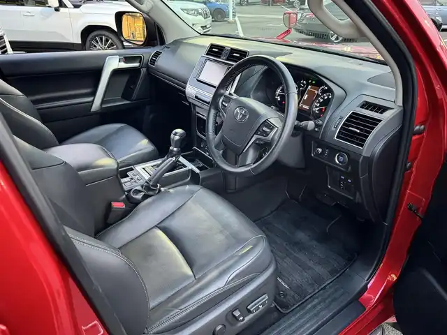 トヨタ ランドクルーザー プラド TX Lパッケージ 愛媛県 2019(令1)年 6.7万km レッドマイカメタリック トヨタセーフティセンス/プッシュスタート/純正ナビ/バックカメラ/ETC/クルーズコントロール/ドライブレコーダー/シートヒーター/パワーシート/コーナーセンサー/横滑り防止装置/レーンキープアシスト/オートライト/オートマチックハイビーム