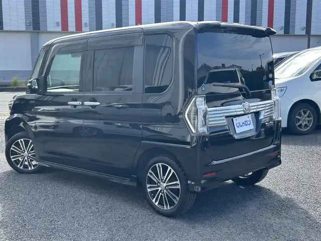 ダイハツ タント カスタム RS トップED SAⅡ 宮崎県 2016(平28)年 11.7万km ブラックマイカメタリック /ナビ(CN-RX02WD)//TV/CD/DVD/Bluetooth//バックカメラ//両側パワースライドドア//ETC//ハーフレザーシート//純正フロアマット//純正アルミホイール//ドアバイザー