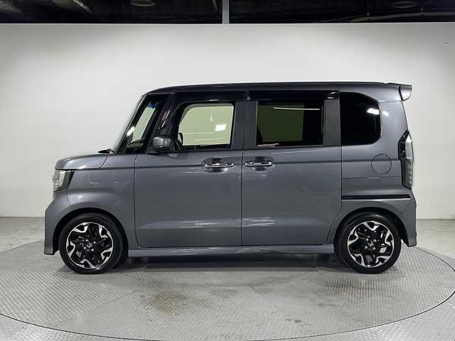 ホンダ Ｎ ＢＯＸ G L ターボ ホンダセンシング 広島県 2018(平30)年 4.6万km シャイニンググレーM 純正９型ナビ　/クルーズコントロール　/衝突軽減　/レーンキープ　/オートハイビーム　/バックカメラ　/両側パワースライドドア　/Ｂｌｕｅｔｏｏｔｈ　/電動パーキングブレーキ　/ドライブレコーダー　/ＬＥＤライト　/ＥＴＣ/純正15インチアルミホイール(165/55/R15)/エアバッグ(運転席/助手席/サイド/カーテン)