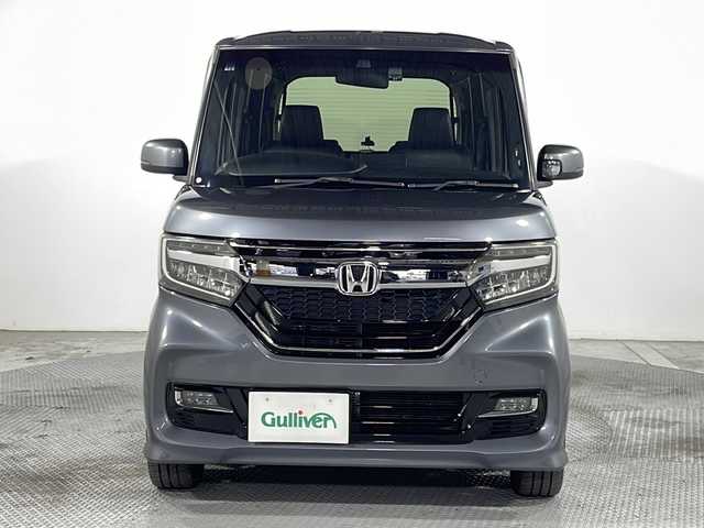 ホンダ Ｎ ＢＯＸ G L ターボ ホンダセンシング 広島県 2018(平30)年 4.6万km シャイニンググレーM 純正９型ナビ　/クルーズコントロール　/衝突軽減　/レーンキープ　/オートハイビーム　/バックカメラ　/両側パワースライドドア　/Ｂｌｕｅｔｏｏｔｈ　/電動パーキングブレーキ　/ドライブレコーダー　/ＬＥＤライト　/ＥＴＣ/純正15インチアルミホイール(165/55/R15)/エアバッグ(運転席/助手席/サイド/カーテン)