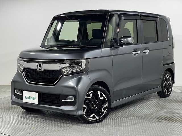 ホンダ Ｎ ＢＯＸ G L ターボ ホンダセンシング 広島県 2018(平30)年 4.6万km シャイニンググレーM 純正９型ナビ　/クルーズコントロール　/衝突軽減　/レーンキープ　/オートハイビーム　/バックカメラ　/両側パワースライドドア　/Ｂｌｕｅｔｏｏｔｈ　/電動パーキングブレーキ　/ドライブレコーダー　/ＬＥＤライト　/ＥＴＣ/純正15インチアルミホイール(165/55/R15)/エアバッグ(運転席/助手席/サイド/カーテン)