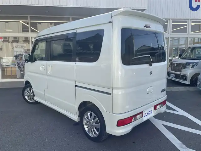 スズキ エブリィ ワゴン PZターボ ハイルーフ 大阪府 2017(平29)年 10.4万km パールホワイト (株)IDOMが運営する【じしゃロン東大阪店】の自社ローン専用車両になりますこちらは現金またはオートローンご利用時の価格です。自社ローンご希望の方は別途その旨お申付け下さい/ハイルーフ/レーダーブレーキサポート/社外メモリーナビ【AVIC-RZ99】/CD、DVD、BTオーディオ、フルセグTV、iPod、SDREC/片側パワースライドドア/HIDヘッドライト/フォグライト/スマートキー＆プッシュスタート/ETC/取説（車両・ナビ）＆保証書/スペアスマートキー