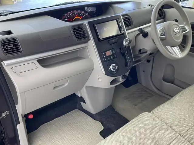 ダイハツ タント X ターボ 群馬県 2015(平27)年 2.5万km プラムブラウンクリスタルマイカ 純正７インチナビ　バックカメラ　片側パワースライドドア　オートライト　ヘッドライトレベライザー　ベンチシート　ステアリングリモコン　純正フロアマット　スマートキー　盗難防止装置　ＡＢＳ　禁煙車