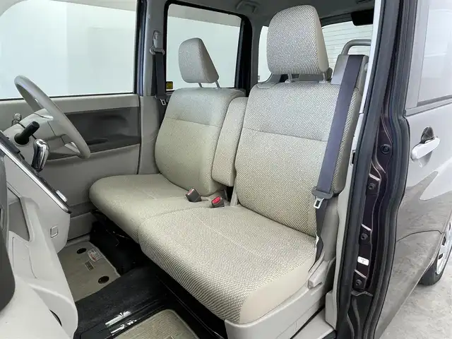 ダイハツ タント X ターボ 群馬県 2015(平27)年 2.5万km プラムブラウンクリスタルマイカ 純正７インチナビ　バックカメラ　片側パワースライドドア　オートライト　ヘッドライトレベライザー　ベンチシート　ステアリングリモコン　純正フロアマット　スマートキー　盗難防止装置　ＡＢＳ　禁煙車