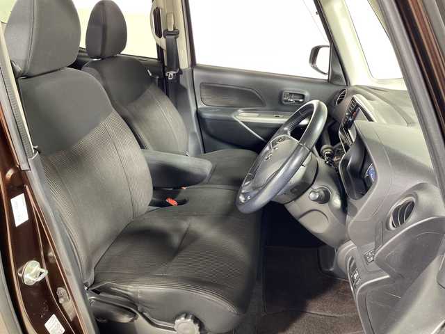 日産 デイズ ルークス ハイウェイスターターボ 神奈川県 2014(平26)年 7.1万km モカブラウンP 純正SDナビ/両側パワースライドドア/純正フロアマット/スマートキー/純正15インチアルミホイール/プッシュスタート/横滑り防止装置/盗難防止装置/オートライト