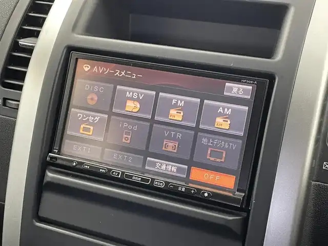 日産 エクストレイル 20S 埼玉県 2009(平21)年 5.2万km ダイヤモンドブラック 純正ナビ　バックカメラ　ＥＴＣ　ヘッドライトレベライザー　エアコン　フロアマット　ＤＶＤ再生　純正アルミホイール　リモコンキー　オート格納ミラー　パワーステアリング　パワーウインドウ　地デジＴＶ