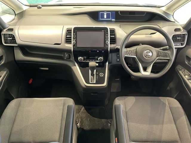 日産 セレナ X VセレクションⅡ 福井県 2019(平31)年 2.3万km シャイニングブルー 純正9インチSDナビ/フルセグTV/BD/DVD/CD/BT/USB/SD/AUX/アラウンドビューモニター/フリップダウンモニター/パーキングアシスト/クルーズコントロール/エマージェンシーブレーキ/クリアランスソナー/車線逸脱警報/ビルトインETC/純正ドライブレコーダー/両側パワースライドドア/オートライト/純正フロアマット/プッシュスタート/スマートキー