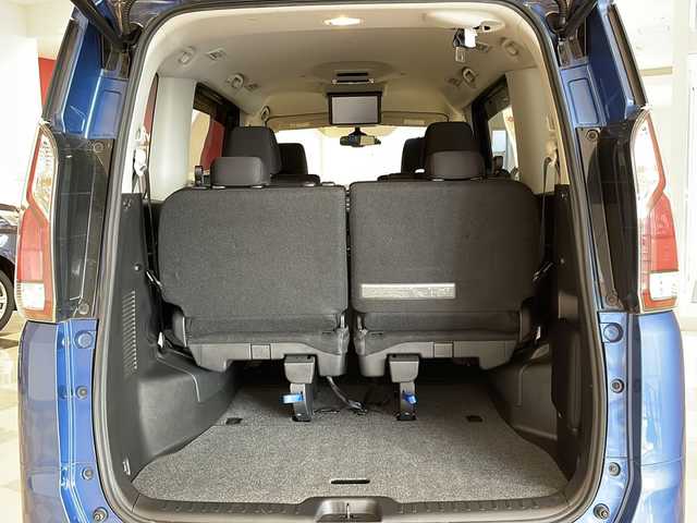 日産 セレナ X VセレクションⅡ 福井県 2019(平31)年 2.3万km シャイニングブルー 純正9インチSDナビ/フルセグTV/BD/DVD/CD/BT/USB/SD/AUX/アラウンドビューモニター/フリップダウンモニター/パーキングアシスト/クルーズコントロール/エマージェンシーブレーキ/クリアランスソナー/車線逸脱警報/ビルトインETC/純正ドライブレコーダー/両側パワースライドドア/オートライト/純正フロアマット/プッシュスタート/スマートキー