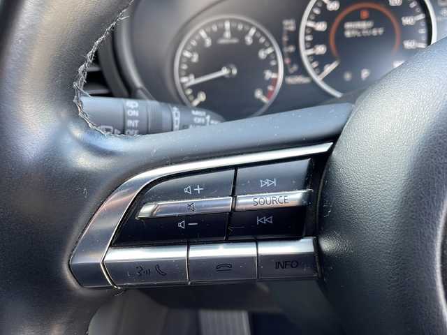 マツダ マツダ３ファストバック 15S ツーリング 新潟県 2020(令2)年 1.7万km ポリメタルグレーM 純正メモリナビ/(Bluetooth/AM/FM/CD/DVD)/フルセグTV/クルーズコントロール/バックカメラ/衝突軽減システム/ブラインドスポットアシスト/純正AW付サマータイヤ/純正フロアマット/LEDヘッドライト/LEDフォグライト/ステアリングスイッチ/電動格納ミラー