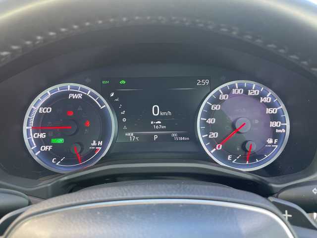 トヨタ クラウン ハイブリッド S Cパッケージ 千葉県 2019(平31)年 1.6万km プレシャスシルバー ナビ　全方位カメラ　ヘッドアップディスプレイ　ＢＳＭ　パドルシフト　レーダークルーズ　フルセグＴＶ　ステアヒーター　シートヒーター　パワーシート　２．０ＥＴＣ　ドラレコ　セーフティセンス　１７ＡＷ/純正メーカーナビ/ヘッドアップディスプレイ/全方位カメラ/ブラインドスポットモニター/パドルシフト/ステアリングヒーター/ステアリングスイッチ/シートヒーター/オートクルーズコントロール/パワーシート/ＥＴＣ２．０/純正ドライブレコーダー（DRT-H68A）/純正マット/前後コーナーセンサー/純正AW/ドアバイザー