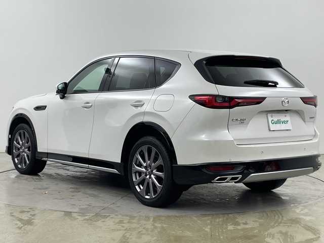 マツダ ＣＸ－６０ XD Lパッケージ 道央・札幌 2023(令5)年 4.5万km ロジウムホワイトプレミアムメタリック ・4WD　/i-ACTIVSENSE/・スマート・ブレーキ・サポート/・レーンキープ・アシスト・システム/・ブラインド・スポット・モニタリング/・純正ナビ　CD/DVD/USB/フルセグ/BT/・全周囲カメラ/・レーダークルーズコントロール/・パワーバックドア /  パドルシフト/・前後ドライブレコーダー/・レザーシート / シートヒーター/・パワーシート / シートポジションメモリー/・ステアリングスイッチ/ヒーター/・ビルトインETC/・レーンキープアシスト/・電動格納ミラー/・ヒルディセントコントロール