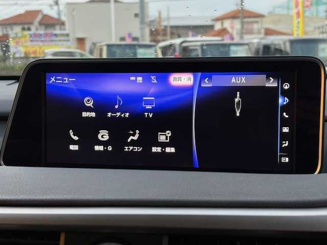 レクサス ＲＸ 450h ブラックシークエンス 大阪府 2019(平31)年 3.9万km グラファイトブラックガラスフレーク 純正１２．３型ナビ　/バック／サイドカメラ　/フルセグ/ＢＳＭ　/レクサスセーフティシステム＋　/黒革シート　/三眼ＬＥＤヘッドライト　/ルーフレール　/電動リアゲート　/パワーシート　/シートヒーター/シートエアコン/ＥＴＣ２．０　/純正20インチアルミホイール/スマートキー　/カードキー