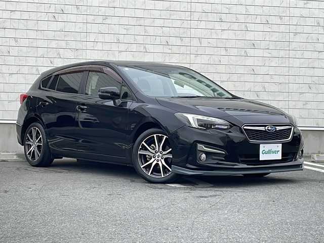 スバル インプレッサ スポーツ 2．0i－Lアイサイト 山形県 2018(平30)年 1.3万km クリスタルブラックシリカ 禁煙車/ワンオーナー/アイサイトver3/・プリクラッシュブレーキ（自動ブレーキ）/・レーンキープアシスト/・全車速追従機能付クルーズコントロール/・AT誤発進抑制制御/・後退時ブレーキアシスト/STiリップスポイラー/パドルシフト/ステアリング連動ヘッドランプ/社外ナビ(CD.DVD.BT)/フルセグ/電動パーキングブレーキ/オートホールド/LEDヘッドライト/プッシュスタート/スマートキー