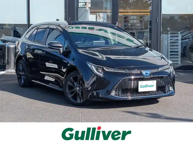 トヨタ カローラツーリング ハイブリッド ダブルバイビー 福井県 2020(令2)年 4.3万km スパークリングブラックパールクリスタルシャイン 純正9インチナビ/AM/FM/BT/USB/Miracast/バックカメラ/全車速追従機能付クルーズコントロール/コーナーセンサー/トヨタセーフティセンス/BSM/RCTA/RSA/１００V充電/ビルトインETC/シートヒーター/SOSボタン/ステアリングヒーター/純正フロアマット/オートホールド/純正17インチAW/LEDヘッドライト/Fフォグ/スマートキー