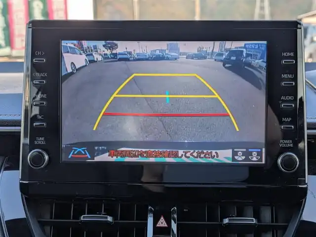 トヨタ カローラツーリング ハイブリッド ダブルバイビー 福井県 2020(令2)年 4.3万km スパークリングブラックパールクリスタルシャイン 純正9インチナビ/AM/FM/BT/USB/Miracast/バックカメラ/全車速追従機能付クルーズコントロール/コーナーセンサー/トヨタセーフティセンス/BSM/RCTA/RSA/１００V充電/ビルトインETC/シートヒーター/SOSボタン/ステアリングヒーター/純正フロアマット/オートホールド/純正17インチAW/LEDヘッドライト/Fフォグ/スマートキー