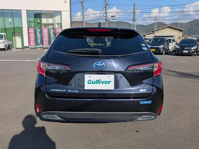 トヨタ カローラツーリング ハイブリッド ダブルバイビー 福井県 2020(令2)年 4.3万km スパークリングブラックパールクリスタルシャイン 純正9インチナビ/AM/FM/BT/USB/Miracast/バックカメラ/全車速追従機能付クルーズコントロール/コーナーセンサー/トヨタセーフティセンス/BSM/RCTA/RSA/１００V充電/ビルトインETC/シートヒーター/SOSボタン/ステアリングヒーター/純正フロアマット/オートホールド/純正17インチAW/LEDヘッドライト/Fフォグ/スマートキー